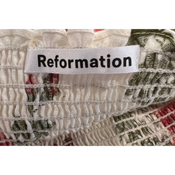 REFORMATION Hilary Long Sleeve Minidress (M) - Picture 6 of 8